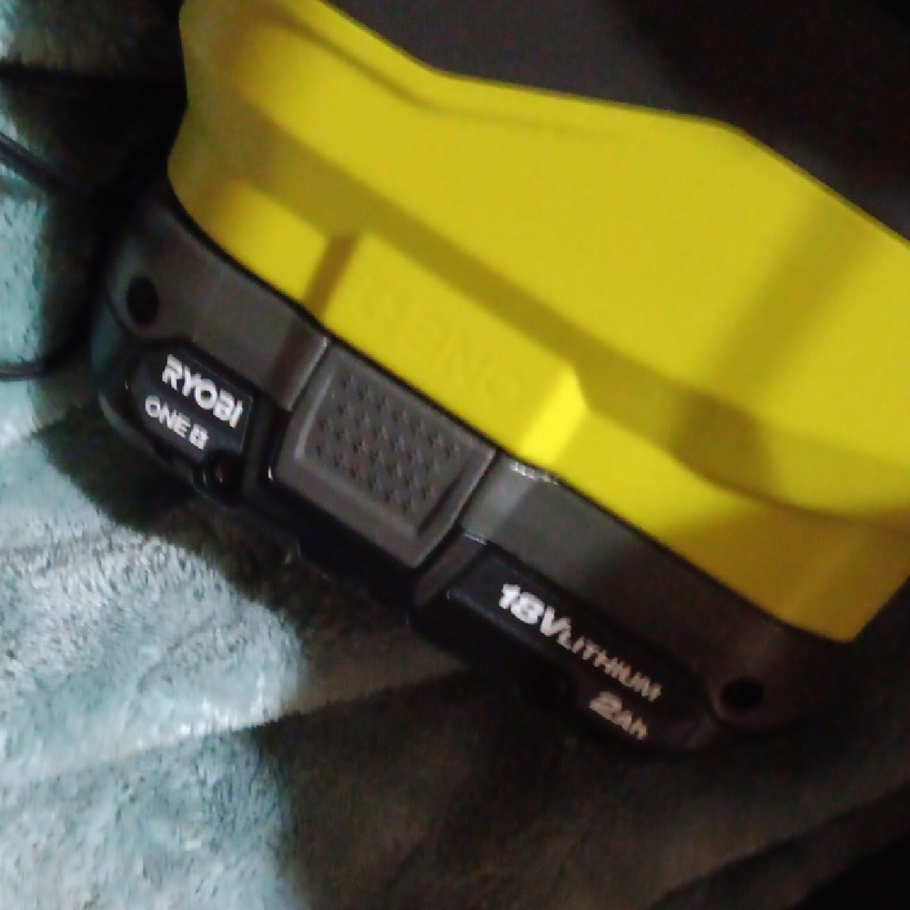 Ryobi 18V Lithium Battery - Yellow and Black